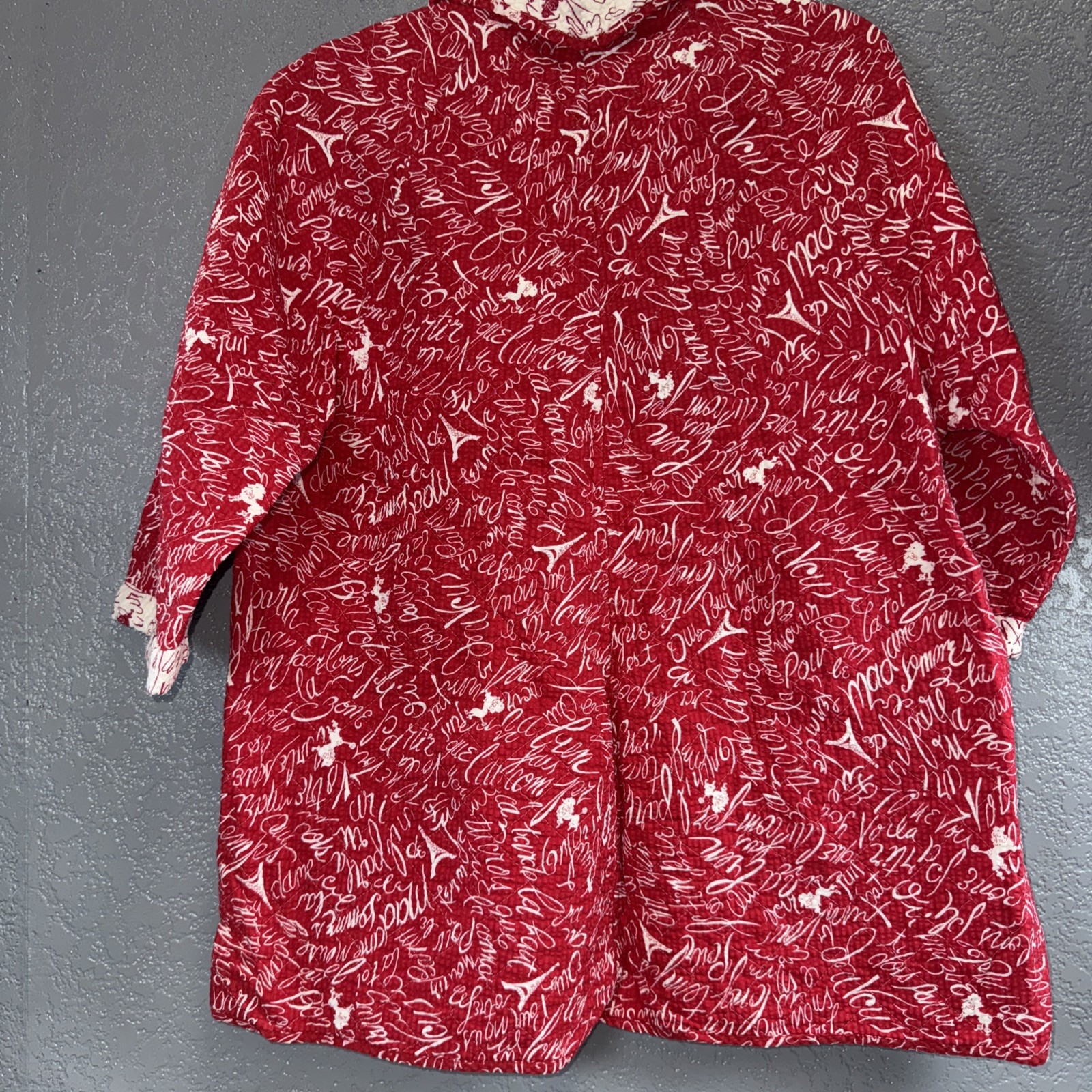 Vintage Red, White Rothley Quilted Jacket 1960’s Or 1970’s???