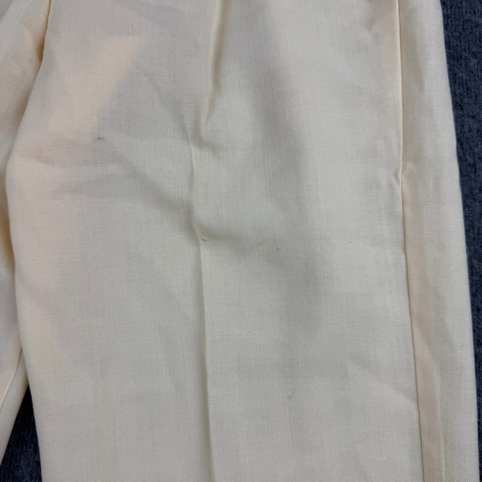 Vintage Sergio Valente Cream High Waisted Pleated Deadstock Pants Women’s 6