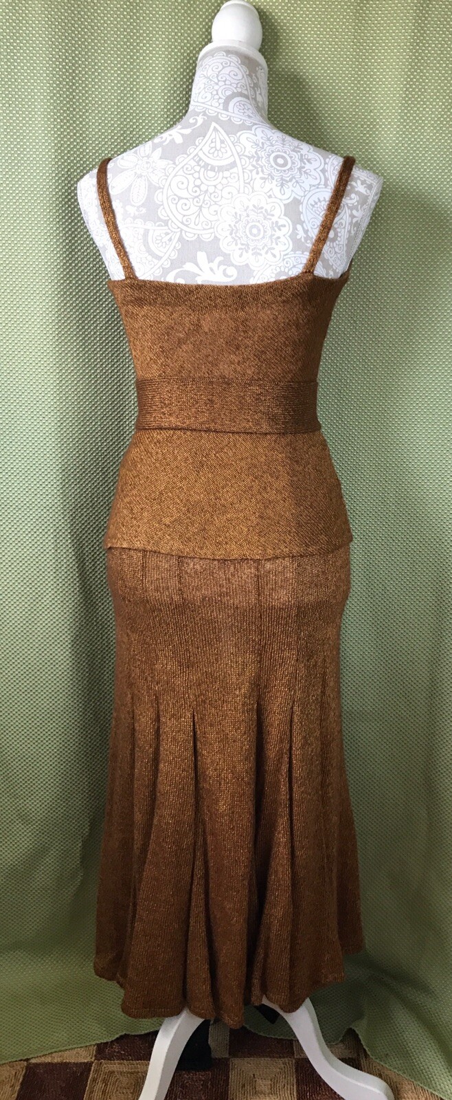 🇬🇧80s Carnaby St. COSTUME Diana Leslie Animal Rainbow 5 pieces CHIC Ensemble