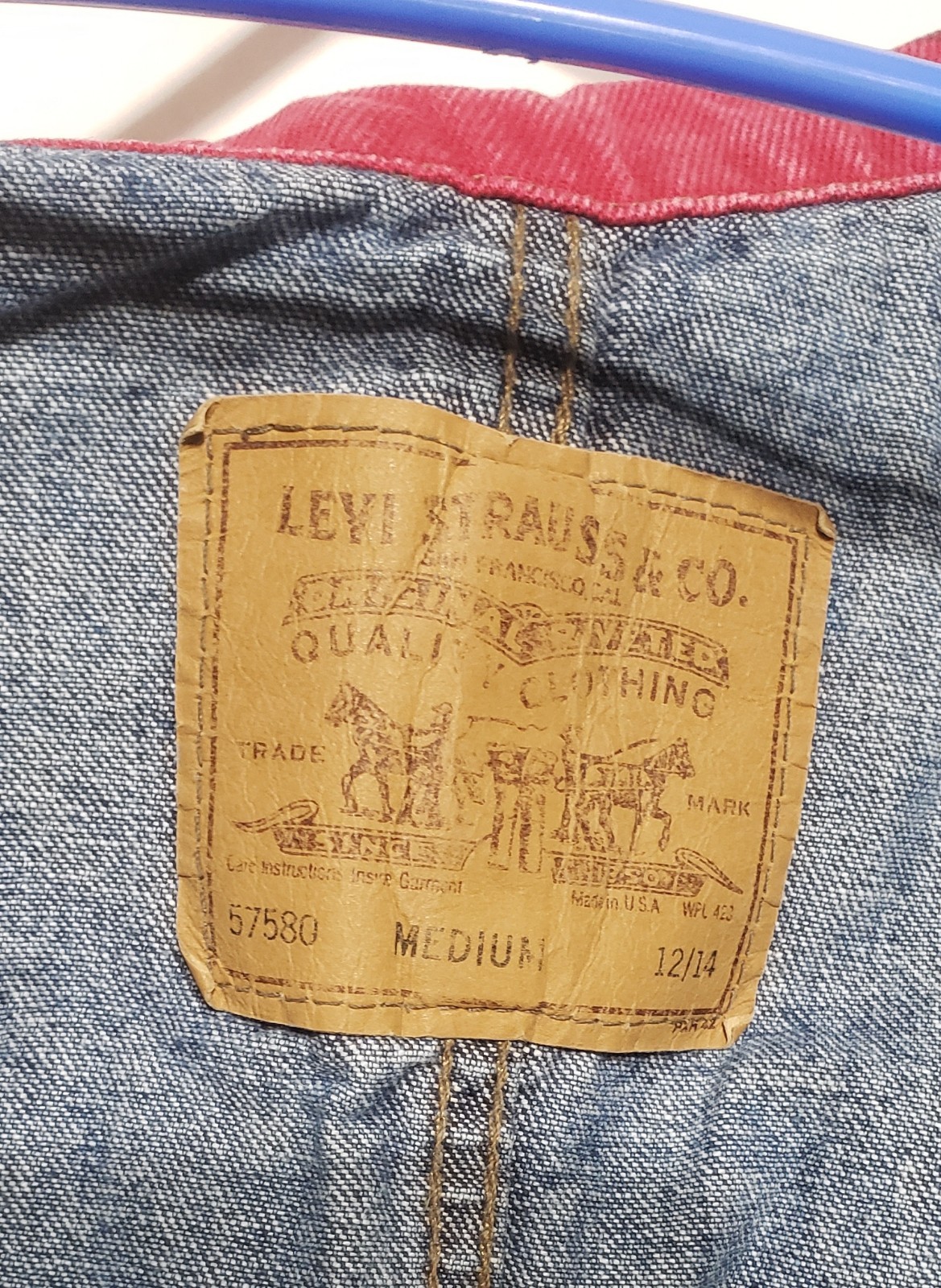 Vintage Levi Strauss Denim Women’s M (12/14) Barn Jacket SUPER👽RARE