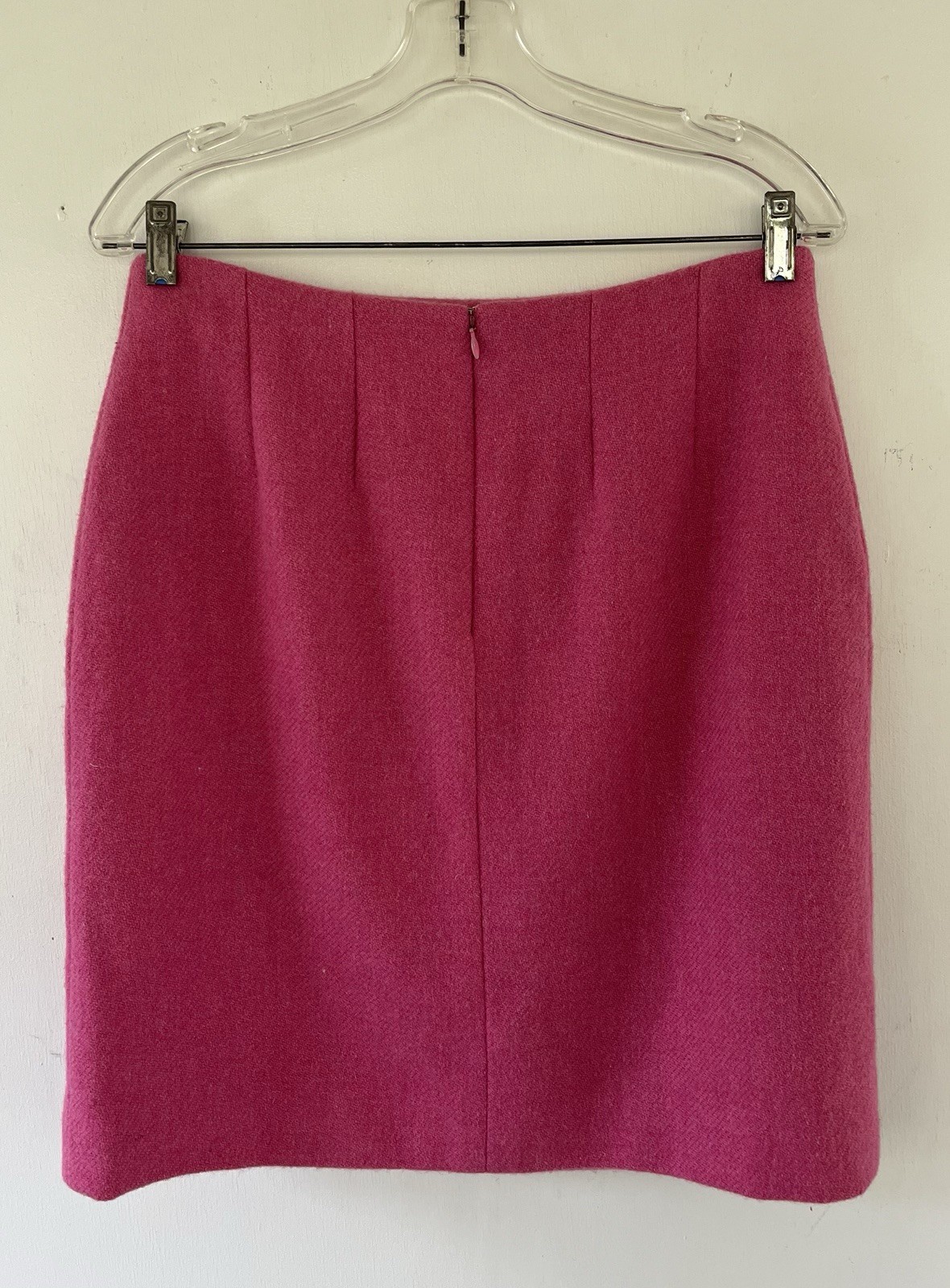 Christian Dior Vintage 1998 John Galliano Pink Wool Skirt Rose Floral Silk