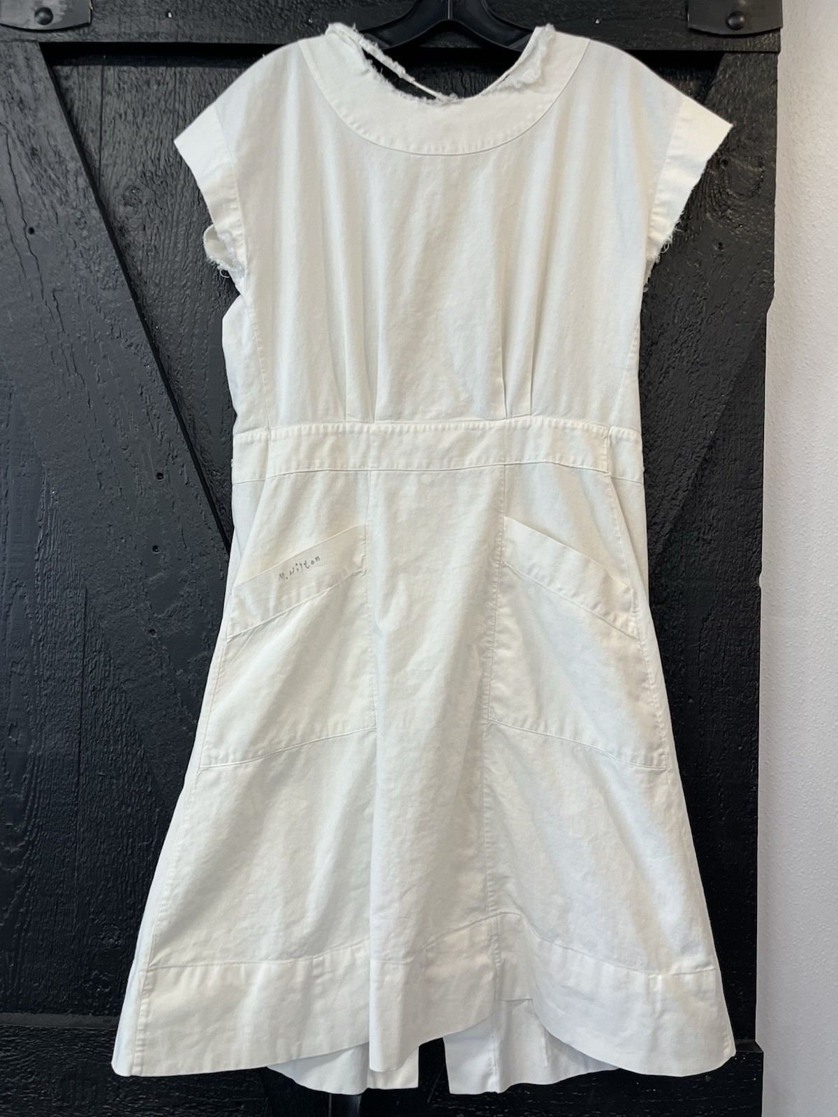 Vintage 1950s Whitehouse Sanforized Medical Uniform Hospital Nurse Dress 30