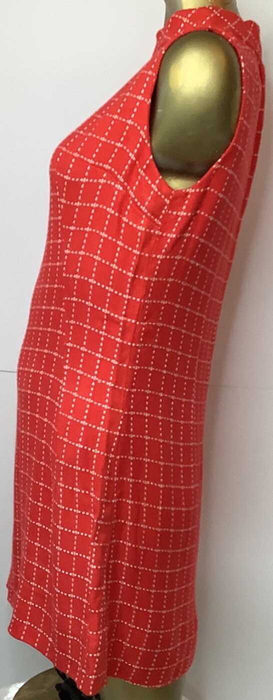 Vintage 50’ 60’ Dress And Lined Jacket Set Suit Checkered