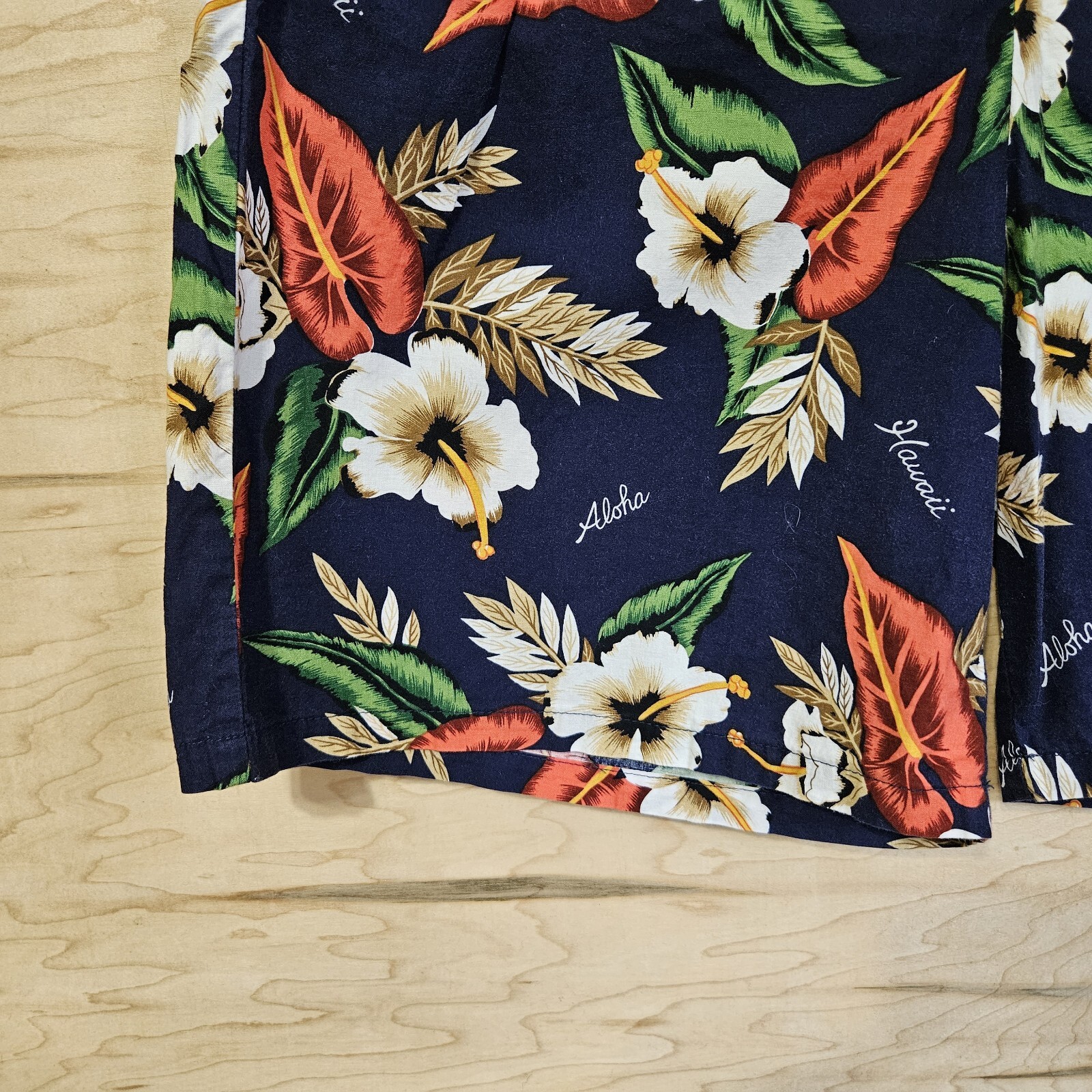 Shannon Marie Vintage 90s Hawaiian Style Hibiscus Floral Cotton Shorts Womens XL