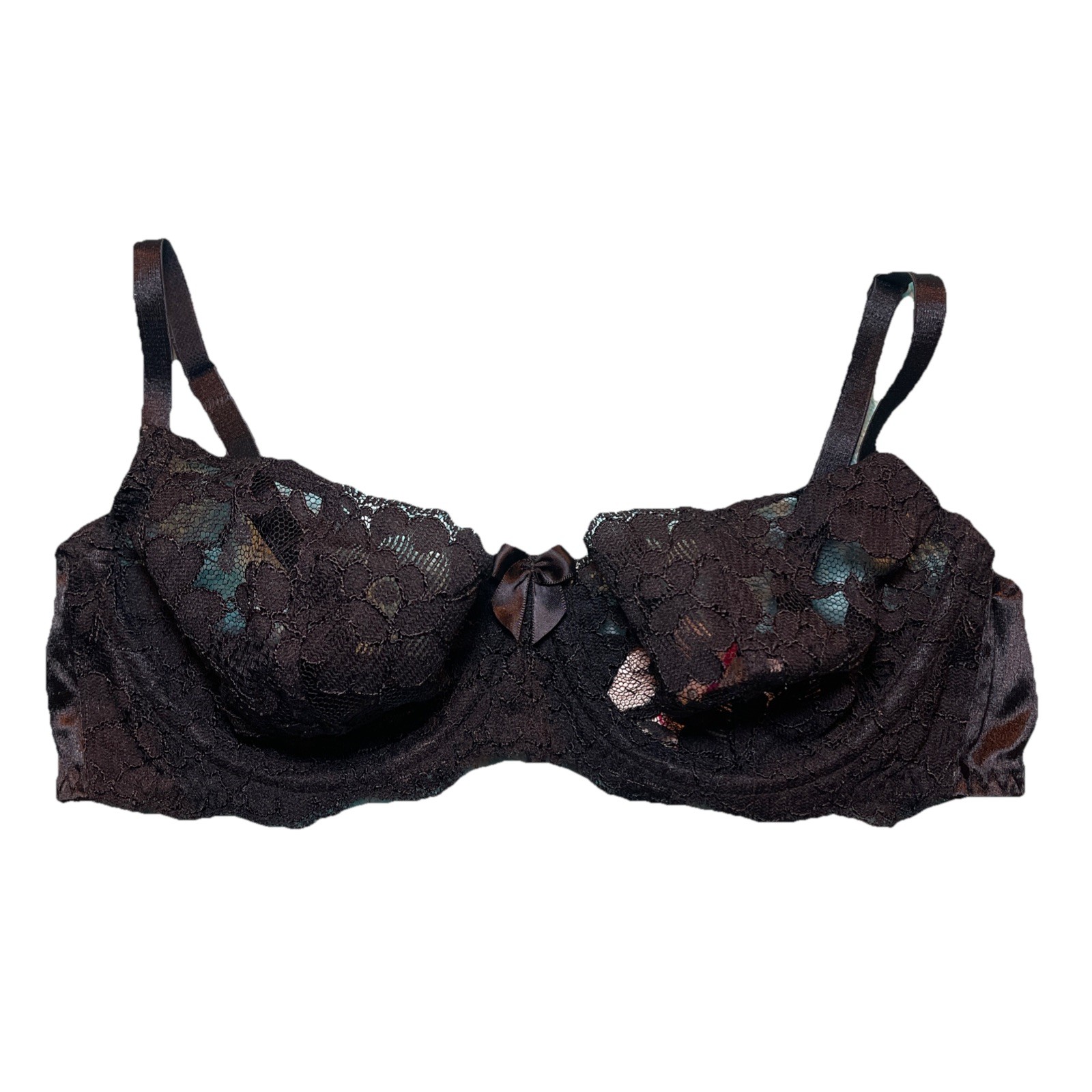 Vintage Victoria’s Secret Very Sexy 36B Black Lace Sheer Bra Style 0812 NWT