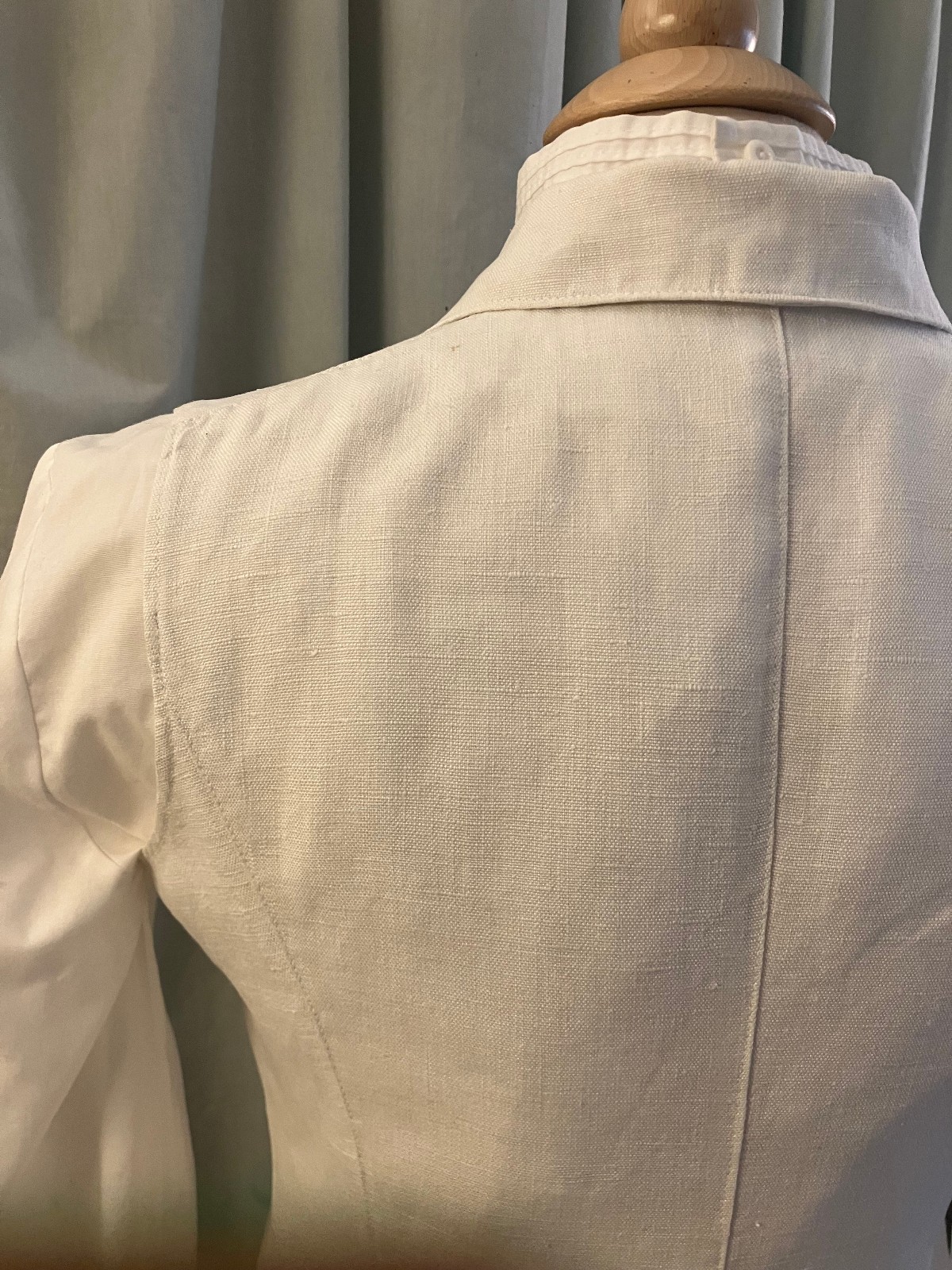 Antique white linen Riding Suit habit Jodhpurs M/L from Main Line estate 1920s