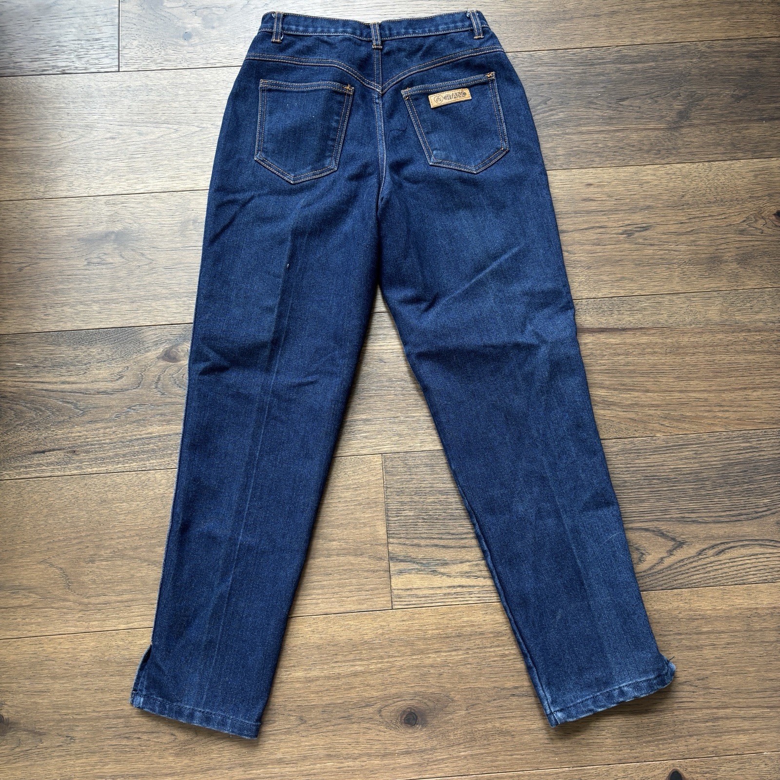 Gitano 80s 90s High Rise Dark Wash High Waist Tapered Mom Jeans Women Sz 10/11