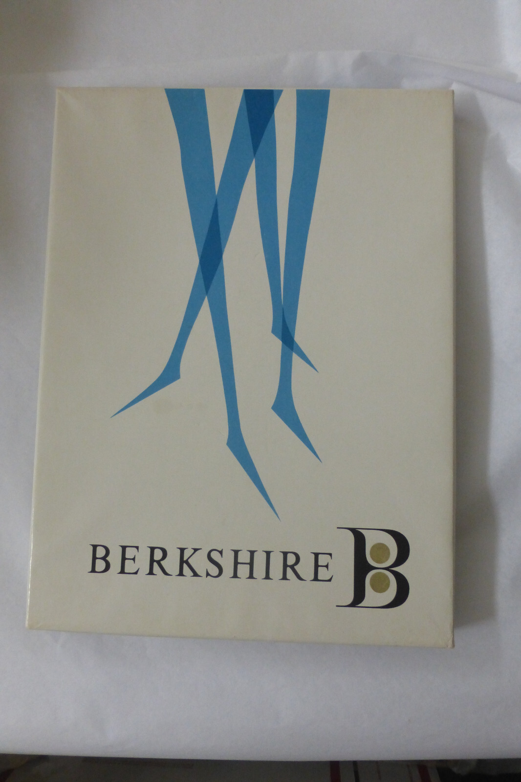 Vintage Berkshire “No Trump” Demi Toe Stockings Size 10 1/2 M Dark Brown NIB 2Pr