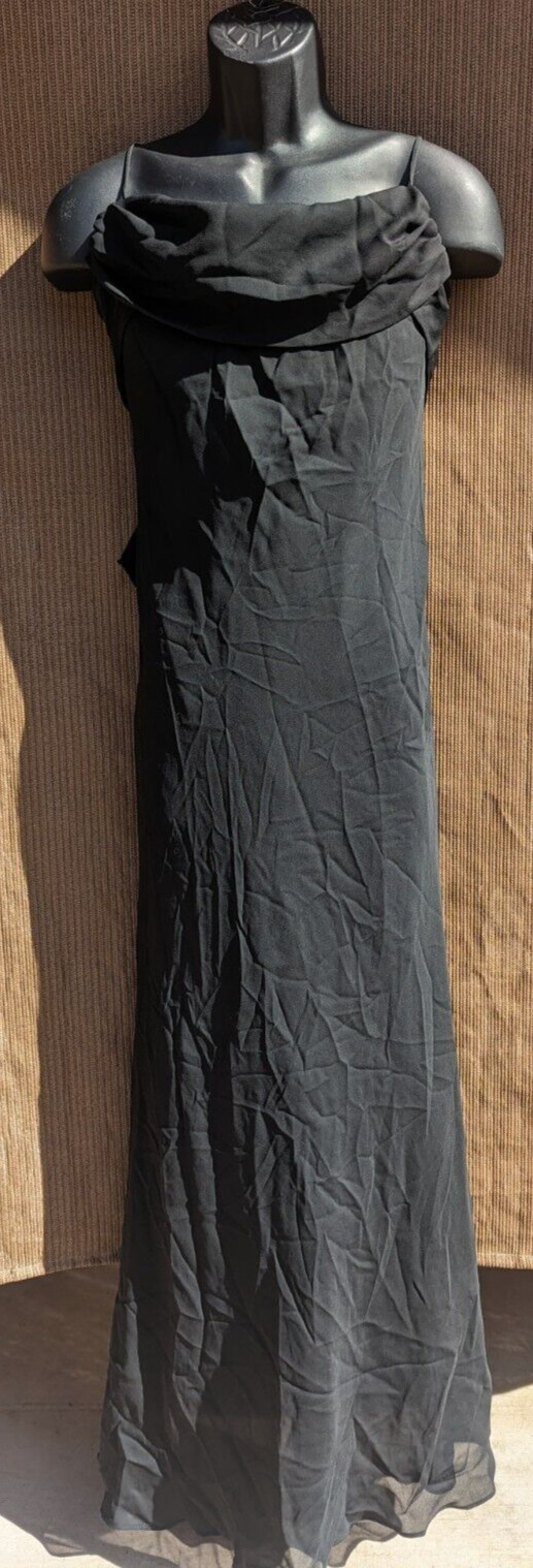 Jodi California Size 9/10 Woman’s Black Dress 100% Polyester Back YKK Zipper USA
