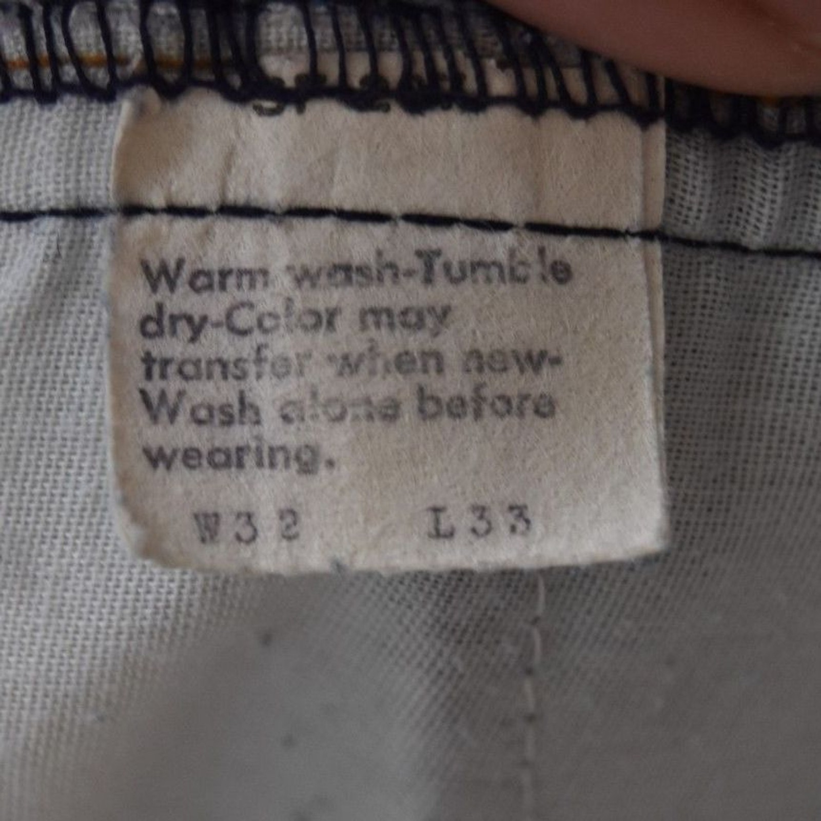 Vintage 70s Levi’s Orange Tab Wide Leg Cargo Jeans High Rise 32×27.5 USA