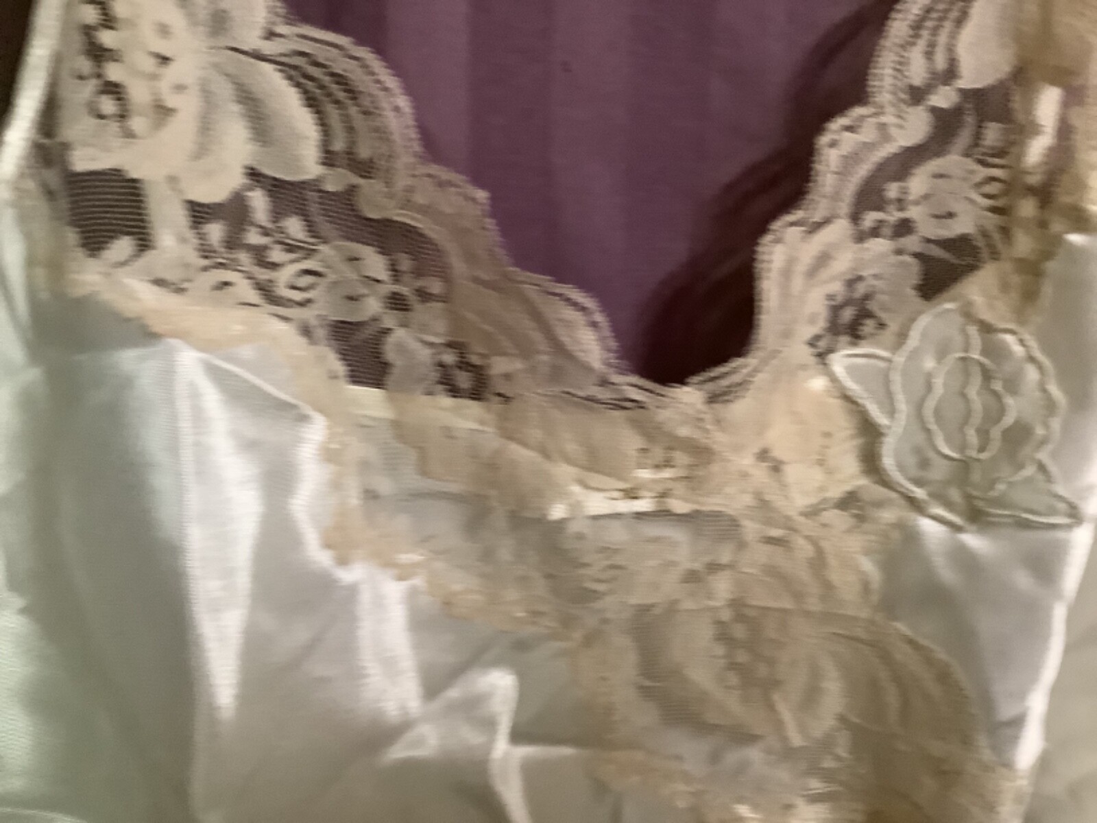 VINTAGE 90’s VICTORIA SECRETS GOLD LABEL CAMI & HIGH CUT PANTIE SET CREAM &IVORY