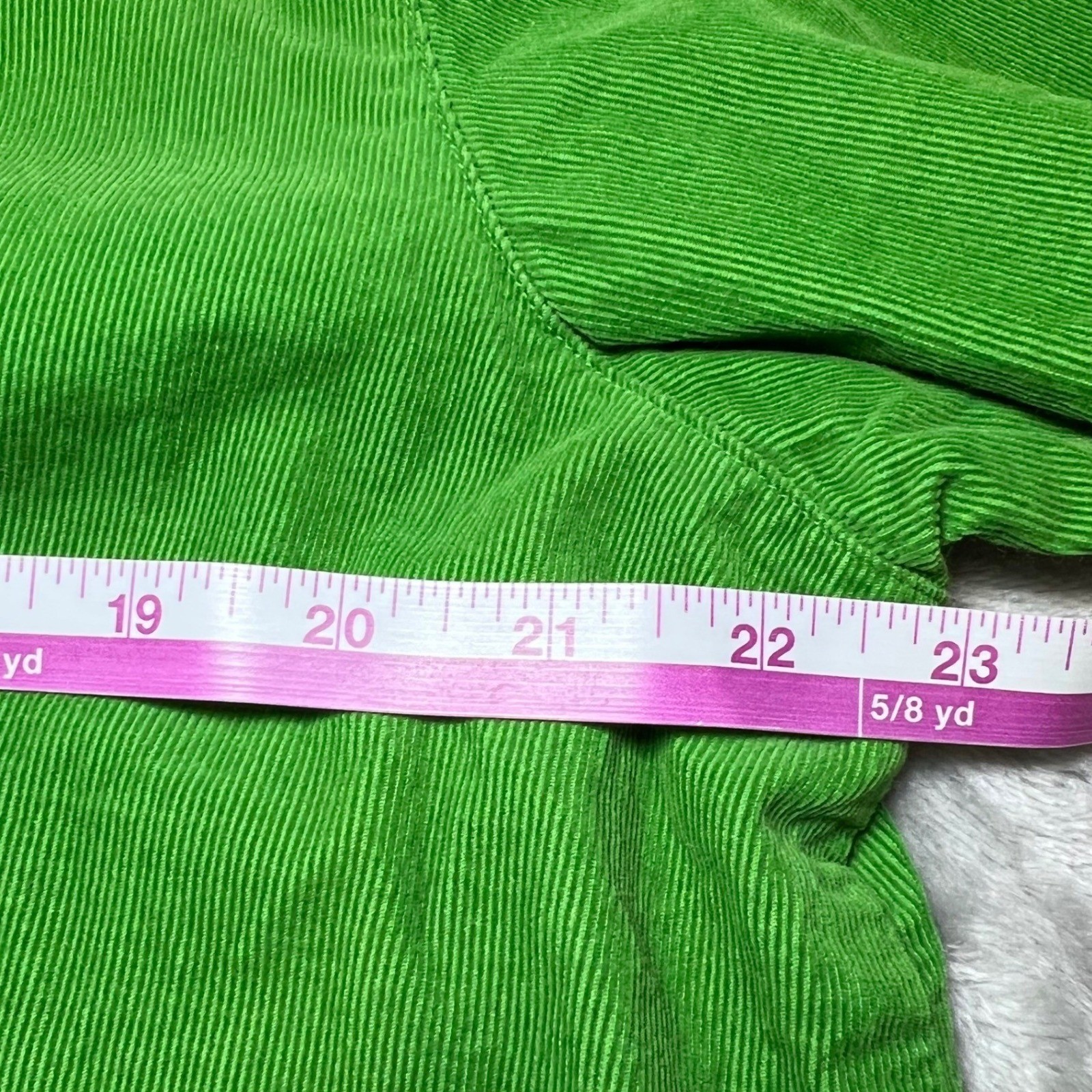 Vintage Quacker Factory Womens Size Large Christmas Ornament Corduroy Shirt