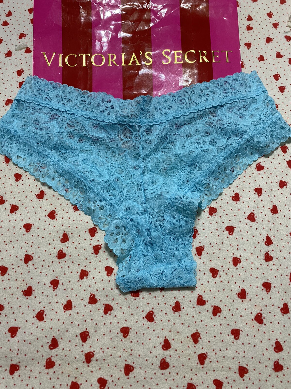 Lot of 3 Panties~Lace Cheeky L, Hiphugger M, V-String L Assorted Colors