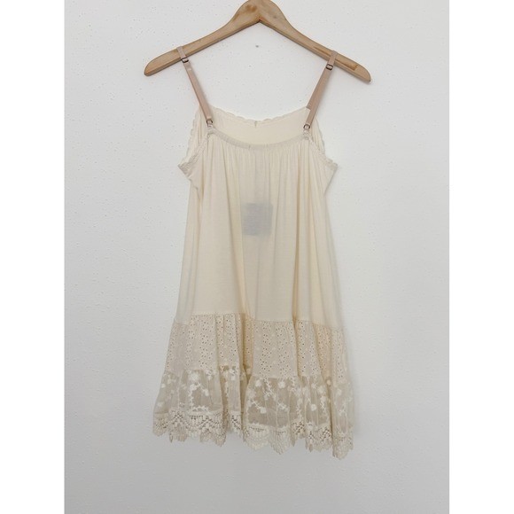NWT Matilda Jane Spoonful of Sugar Ivory Lace Slip Dress Boho Cottagecore (L)