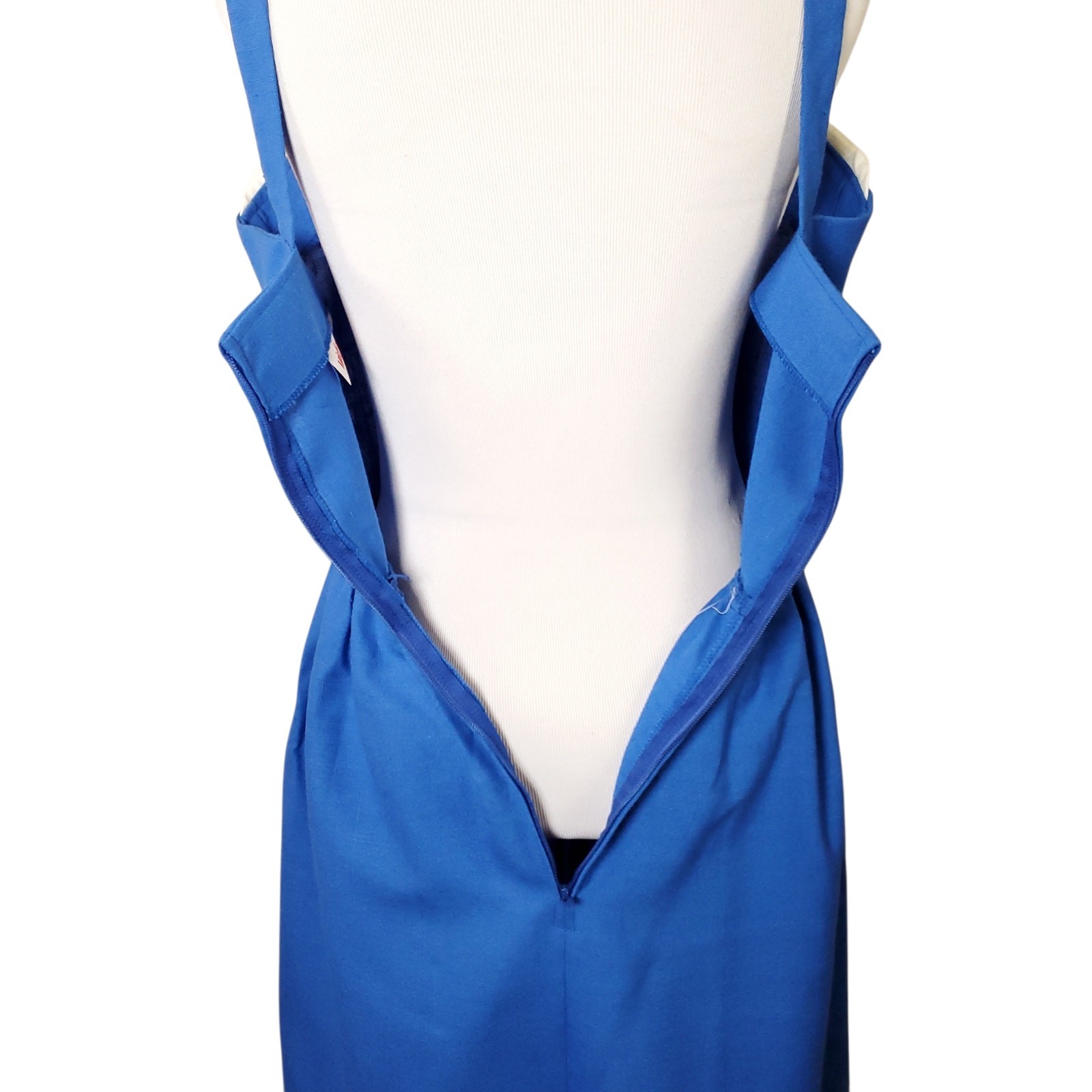 Vintage Vicky Vaughn Dress 70s Sailor Nautical Pinup Retro Fits an XS / S