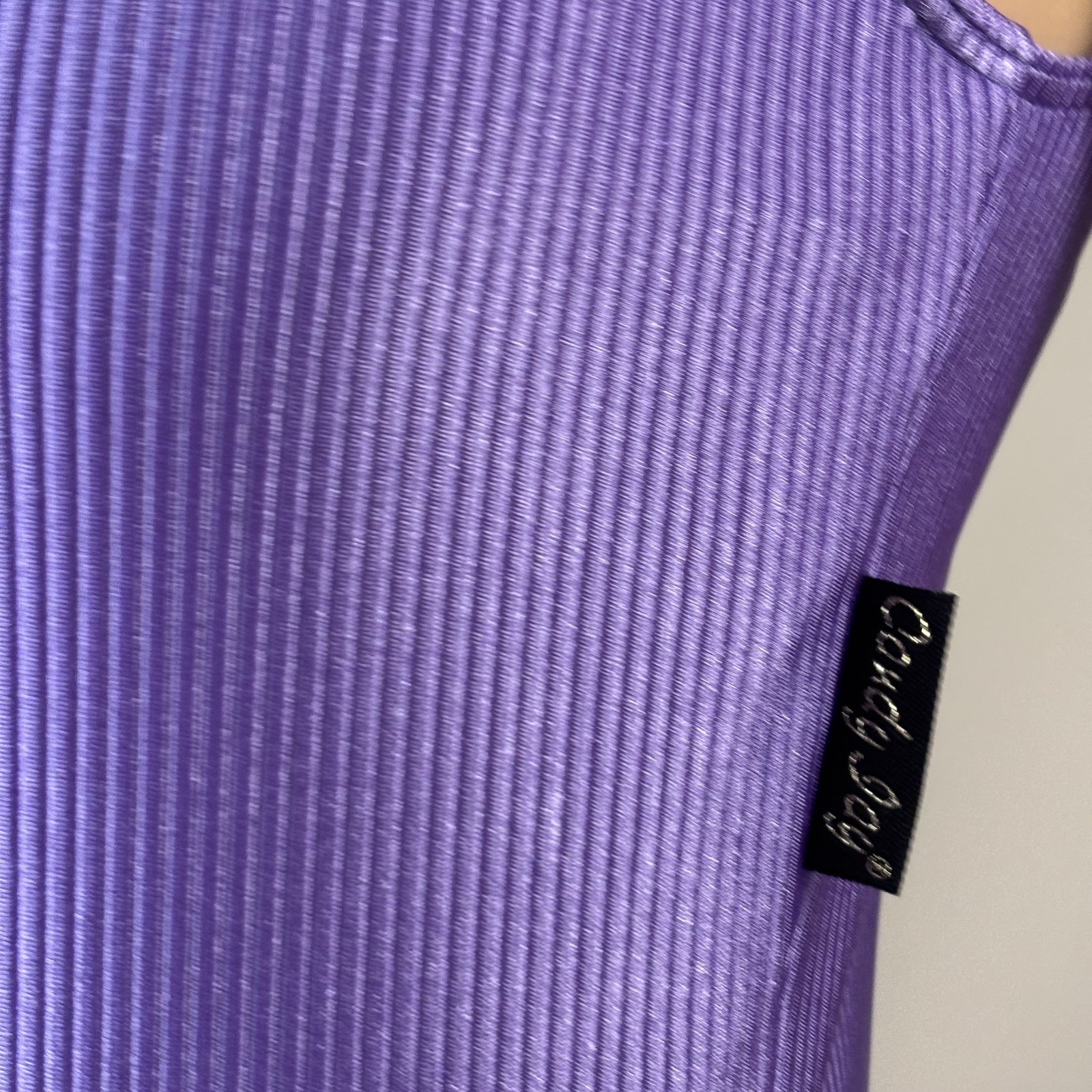 Candy Jay Lavender Leotard 80s-90s / Retro Aerobics / West Germany / XL