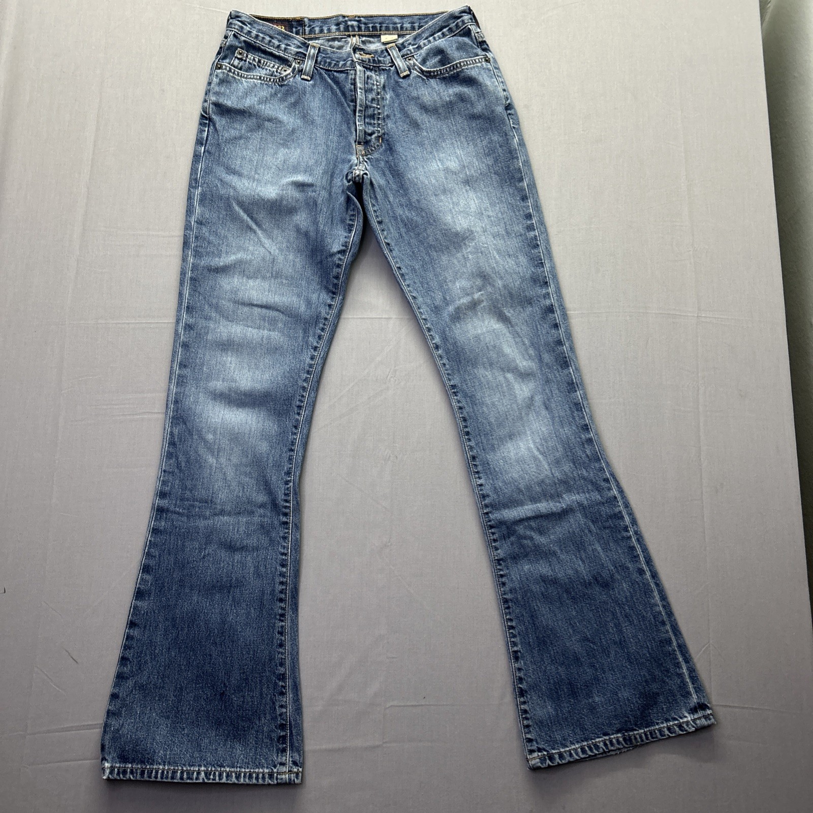 VTG Abercrombie & Fitch 27×32 Women’s Flared Jeans 432-5J Button Fly Bootcut USA