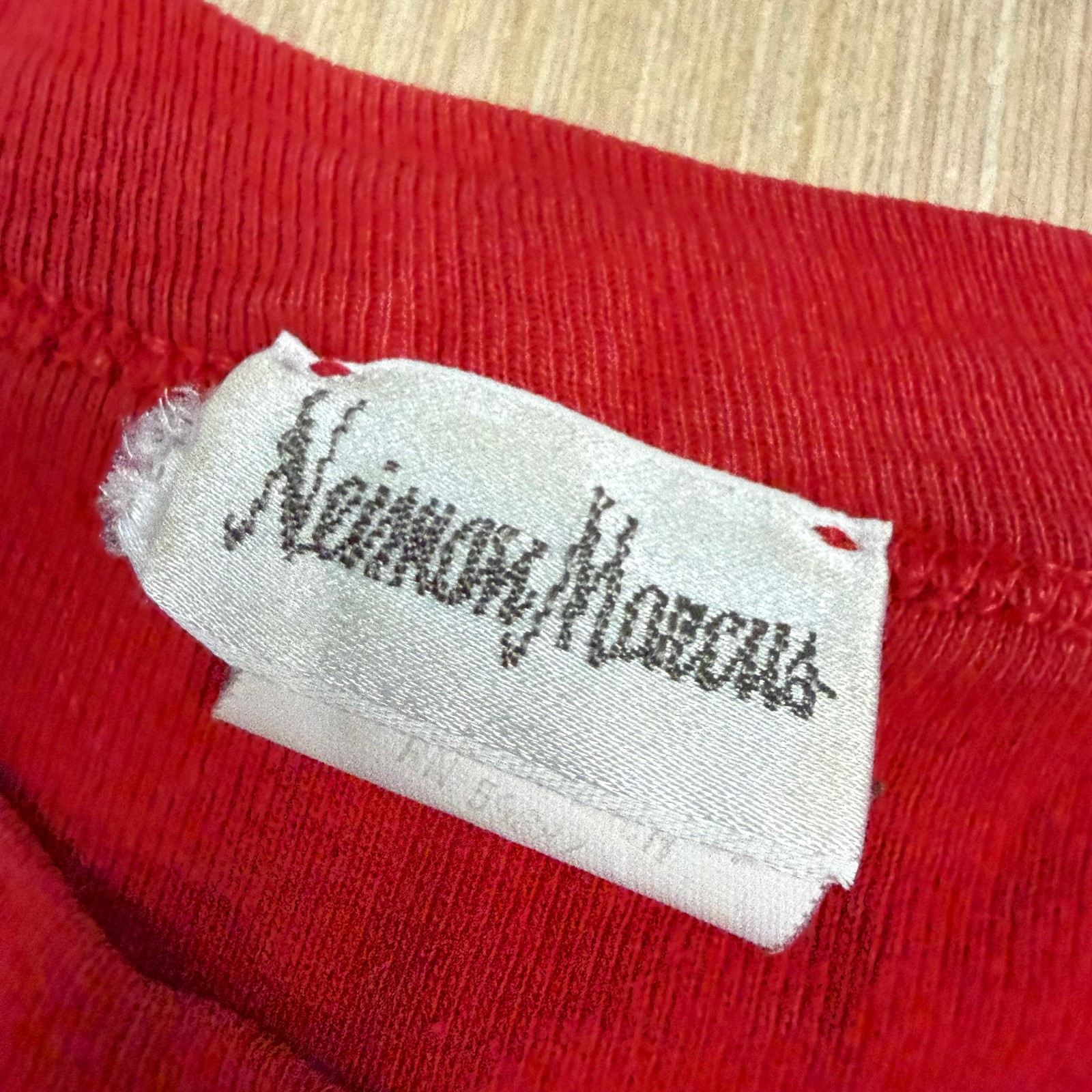 Vintage 80s 90s Nieman Marcus Christmas Wreath Nightie Sleep T Shirt Gown Dress