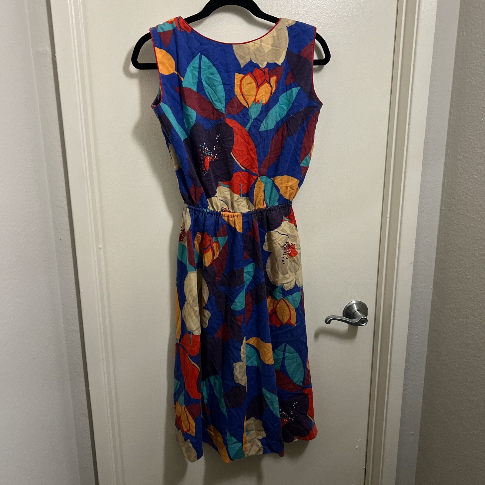 Leslie Belle Dress Vintage Multicolor 1980s CA00514