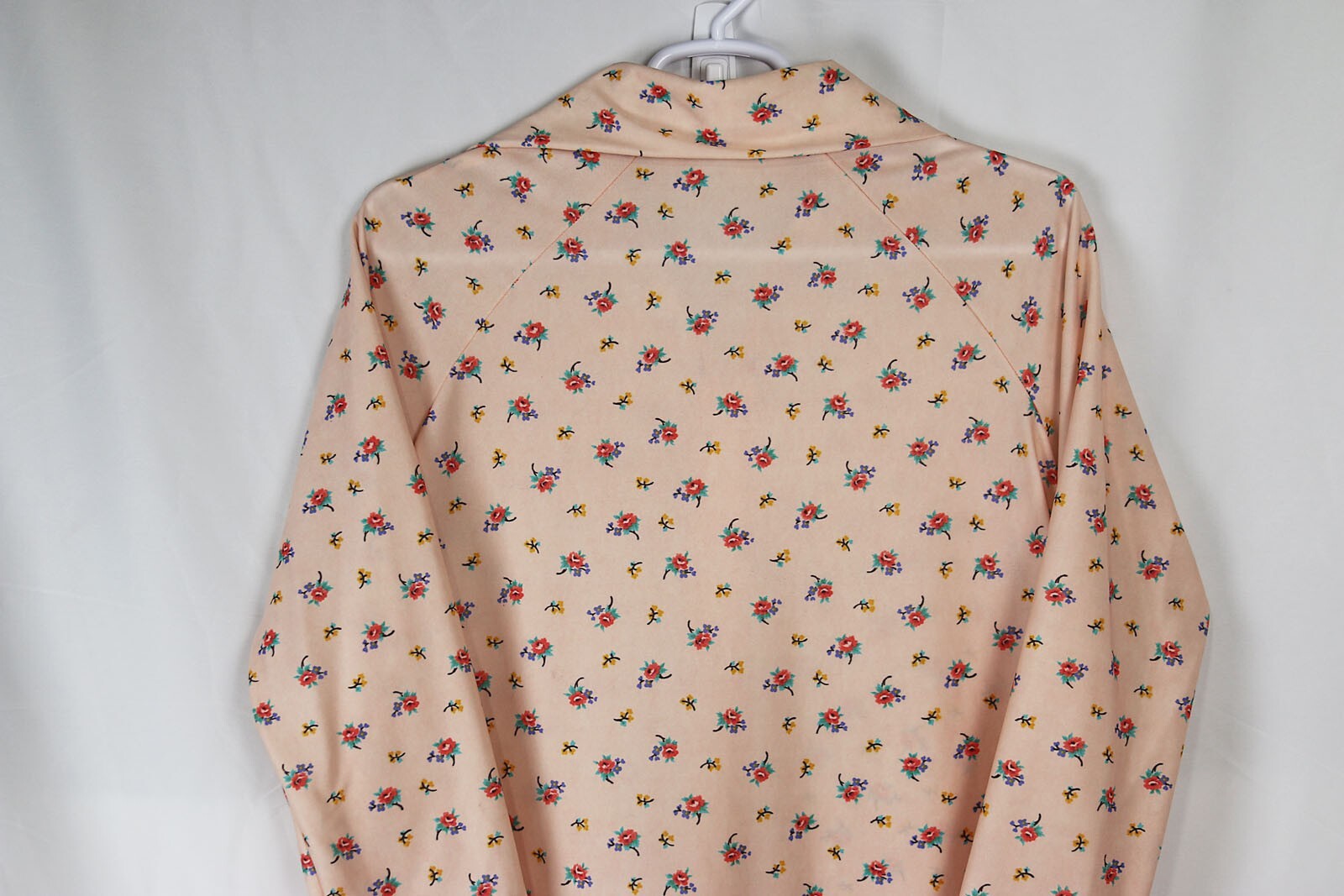 Vintage House Dress 1970’s Elaine Sklar Sz L Maxi Kaftan Housewife Brady Core