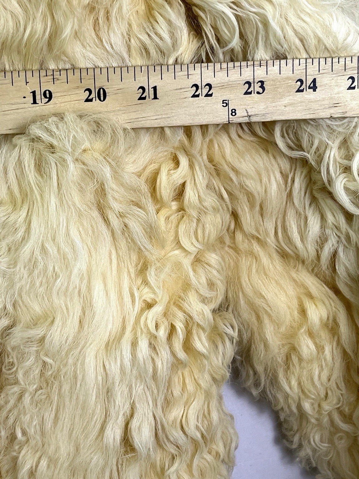 Vtg 60s 70s GRAGG’S OF WICHITA Mongolian Lamb Fur Jacket Curly Sz M Glam Boho