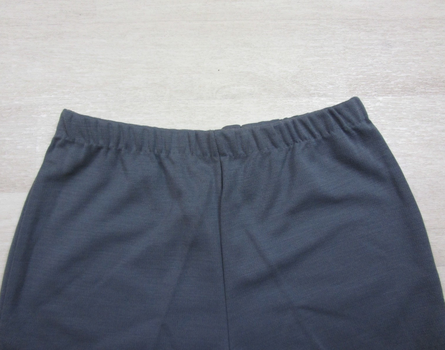 Vintage 60s 70s High Rise Hot Pants Shorts MOD Disco Polyester Charcoal Gray