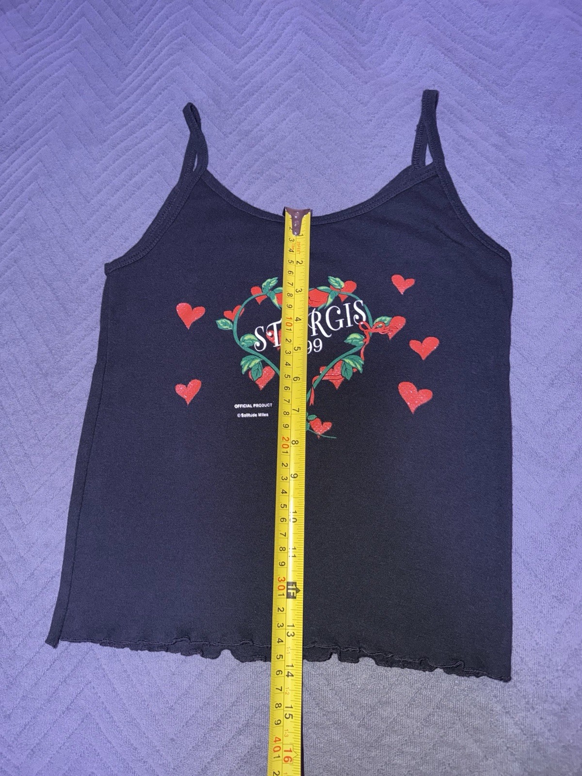 Vintage 1999 Sturgis Rally Double Sided Tank Top Women’s L Fits S Made in USA