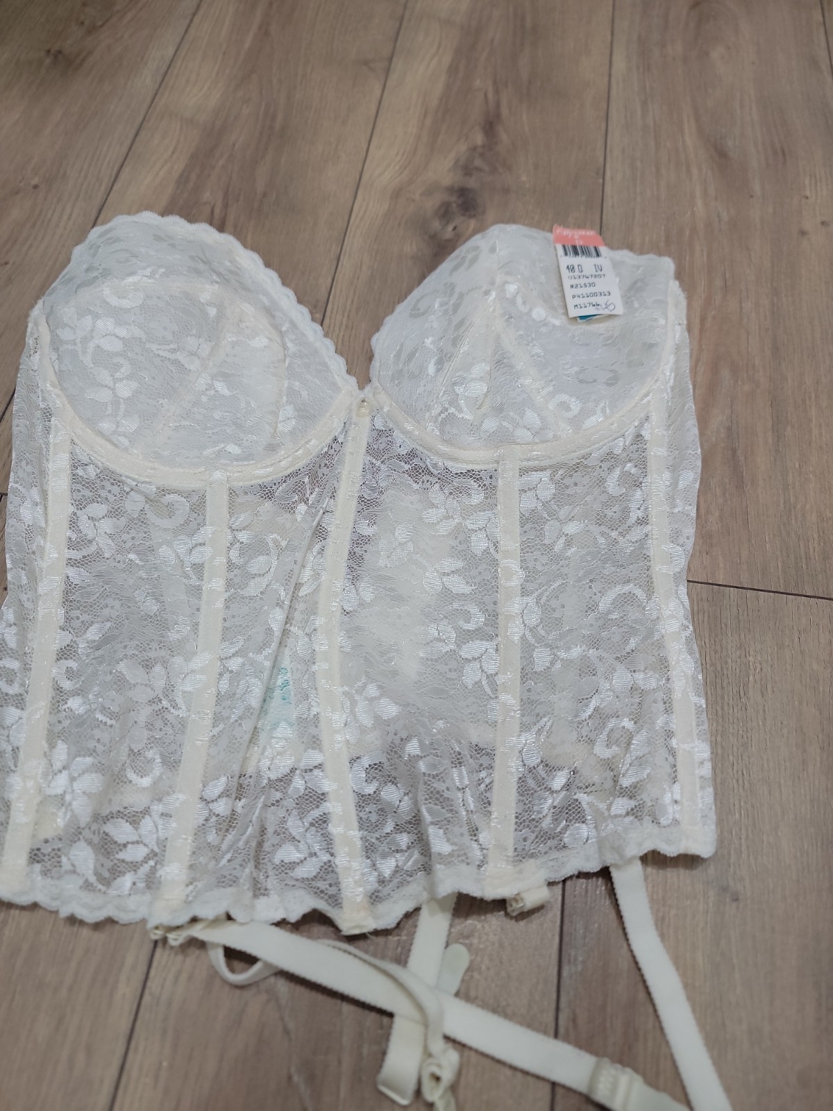 Lot of 10 Vintage Bridal Bustiers Longline Bras White Ivory Mixed Sizes New #2
