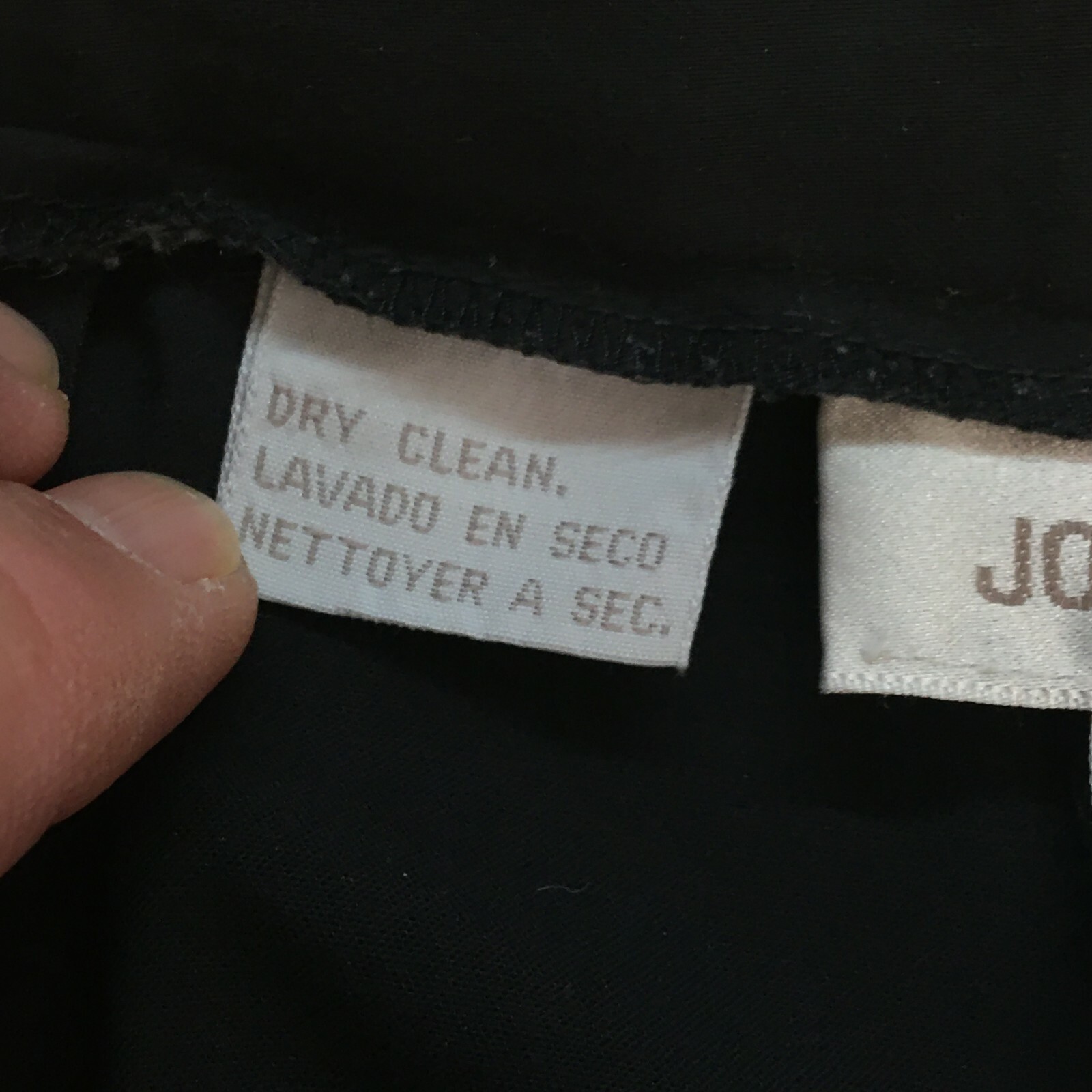 Vintage Jones New York Womens Stretch Regular Slacks Black Dress Pants Size 8