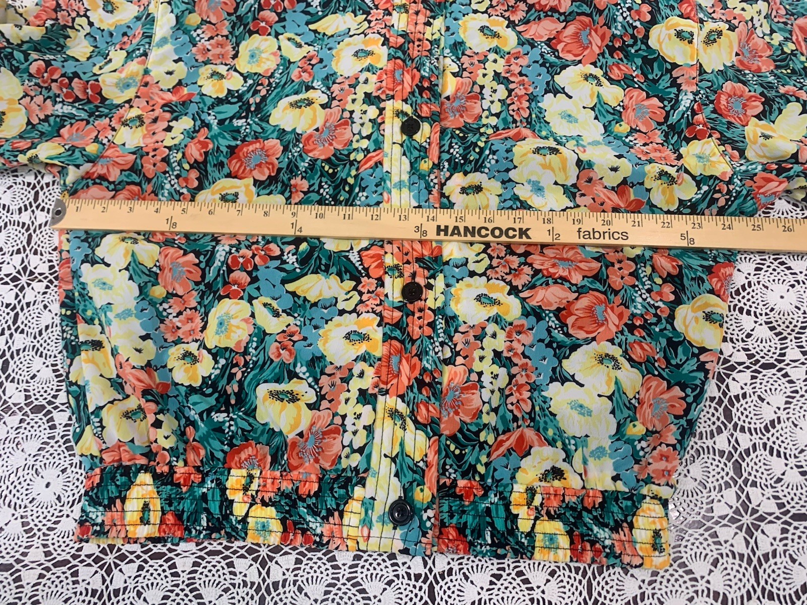 70’s 80’s Floral Lightweight Jacket Marguerite Rubel Summer Spring Size M