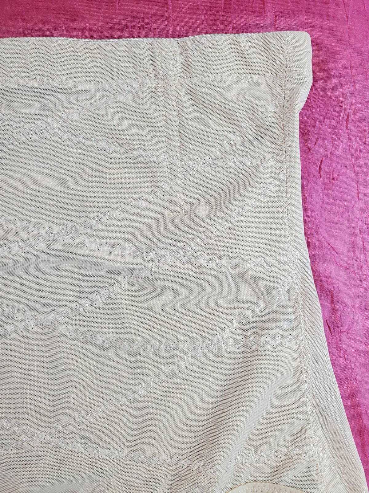 Vintage Panty Girdle Size L Boned Mesh Compression Granny Cincher Sissy Pin-up
