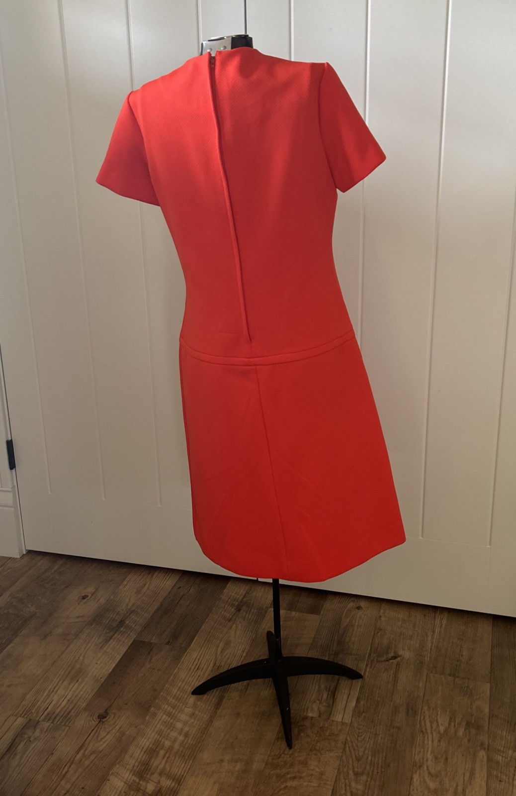 Vintage 1960’s Bleeker Street Mid Bright Orange Mod Dress