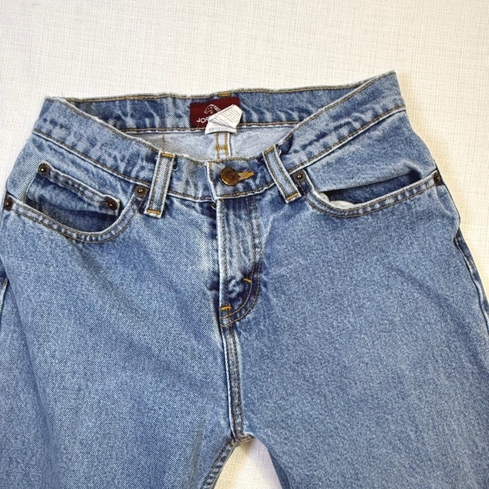 Vintage Jordache Regular Fit Light Wash Denim Jeans Size 1/2 Reg RUNS SMALL