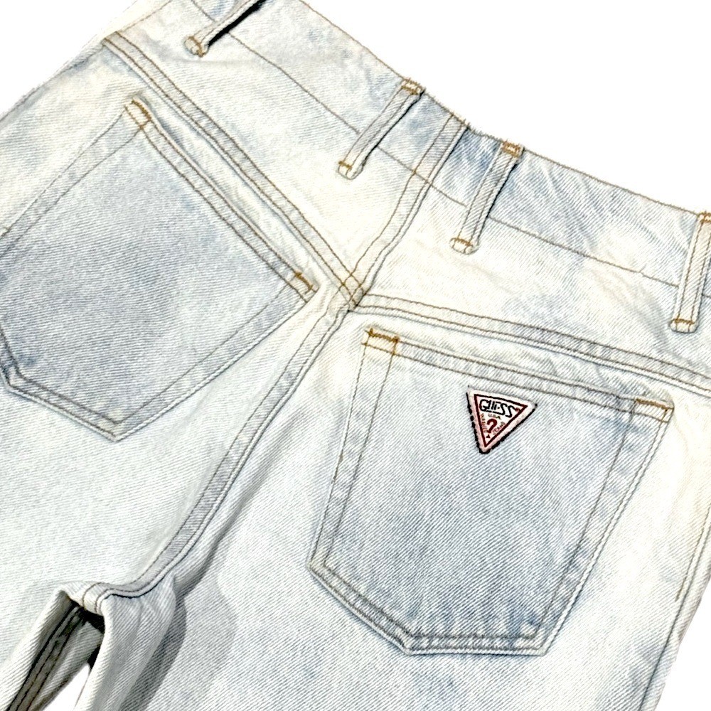 👖🛼 GEORGES MARCIANO for GUESS Acid-Wash 5-Button Jeans | VTG 80s USA Sz 28