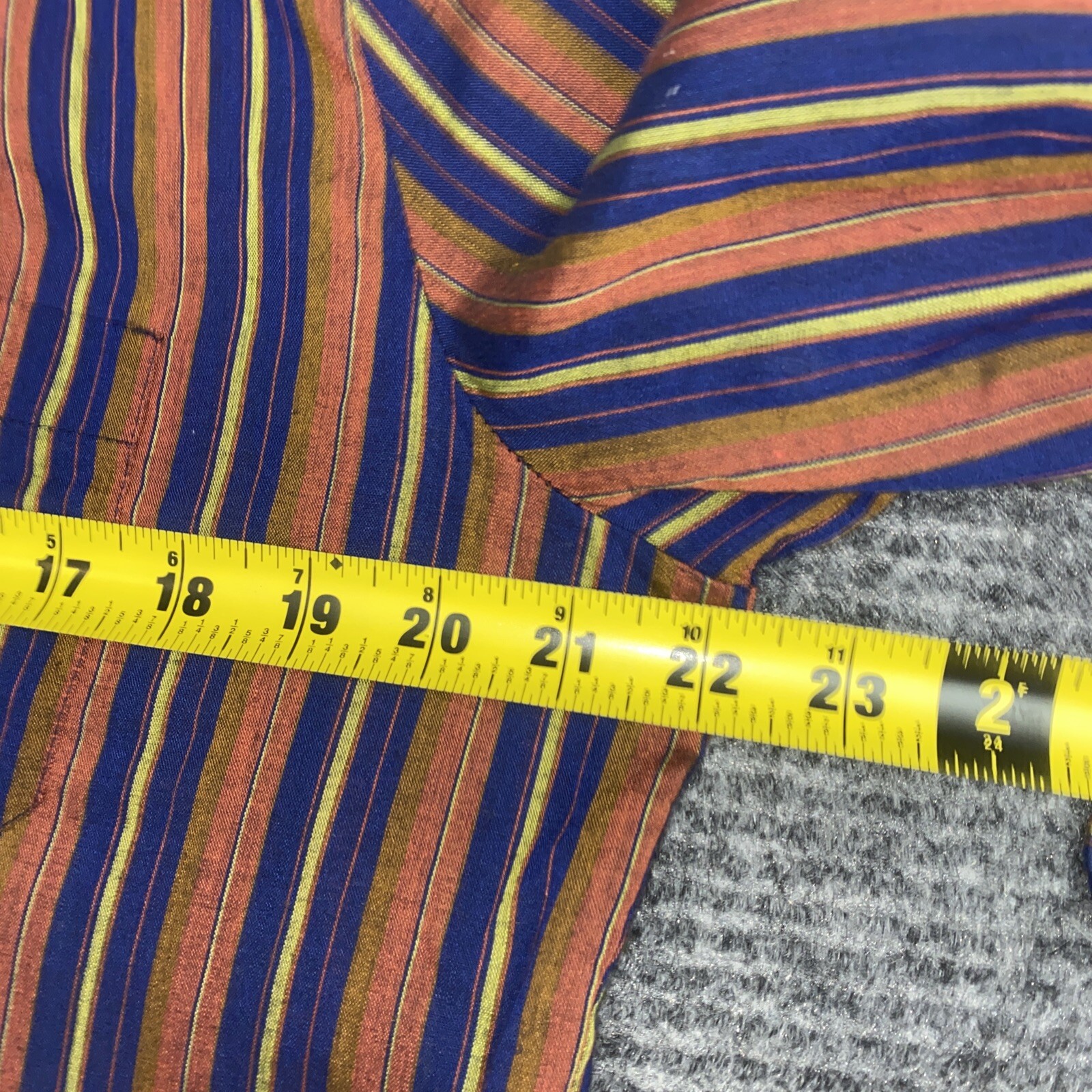 Vintage Dunloggin Stripe Lightweight Women’s Large Collar Preppy Dress Shirt