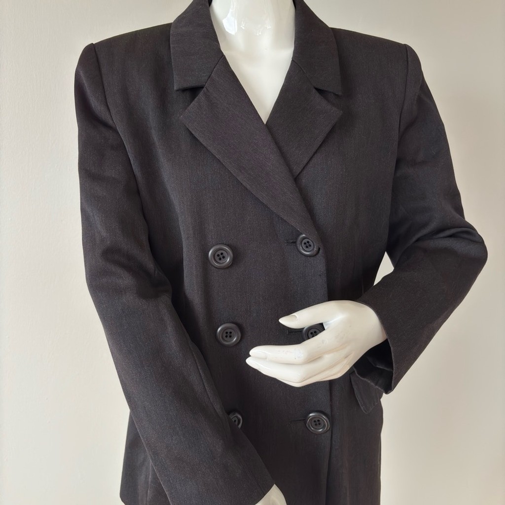 Yves Saint Laurent Vintage Wool Blazer Classic Tailored Designer Luxury Jacket