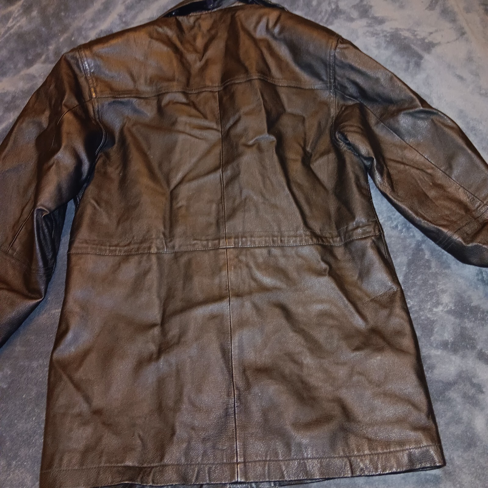 Vintage G-III Women Leather Jacket Zip Up And Button Size S/ch Pockets Black