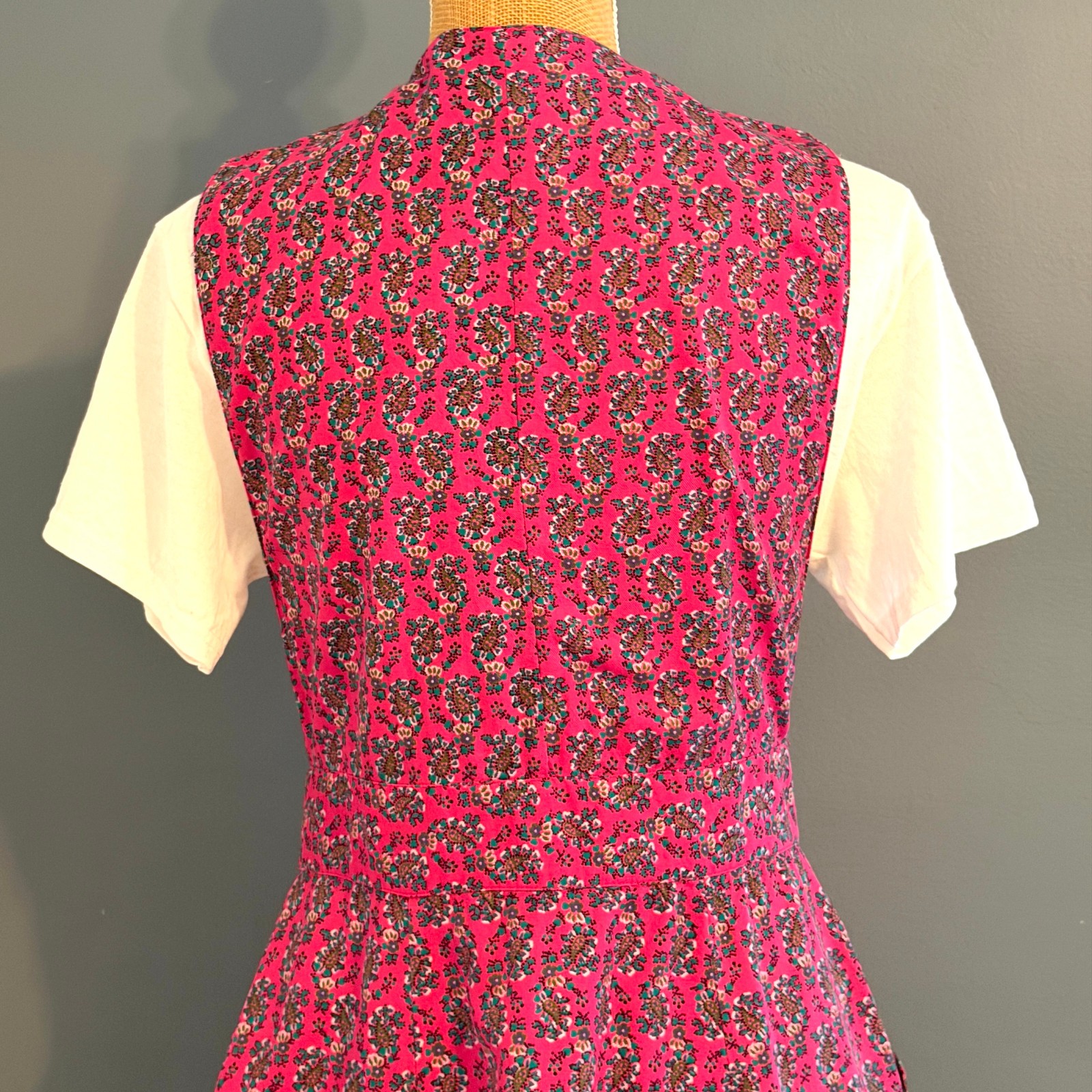 VTG Cambridge Dry Goods Wrap Maxi Dress 90s Granny Core Festival Cotton SIZE 8