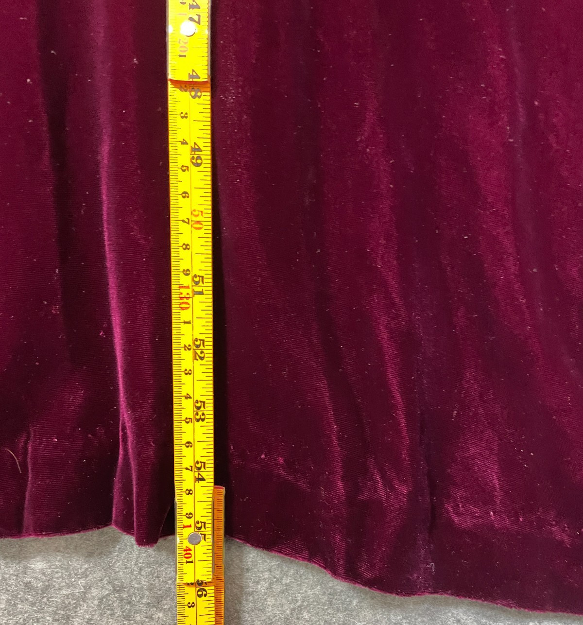 Vintage 1970s Young Innocent By Arpeja Maxi Dress Womens 11 XS Red Velvet Gunne