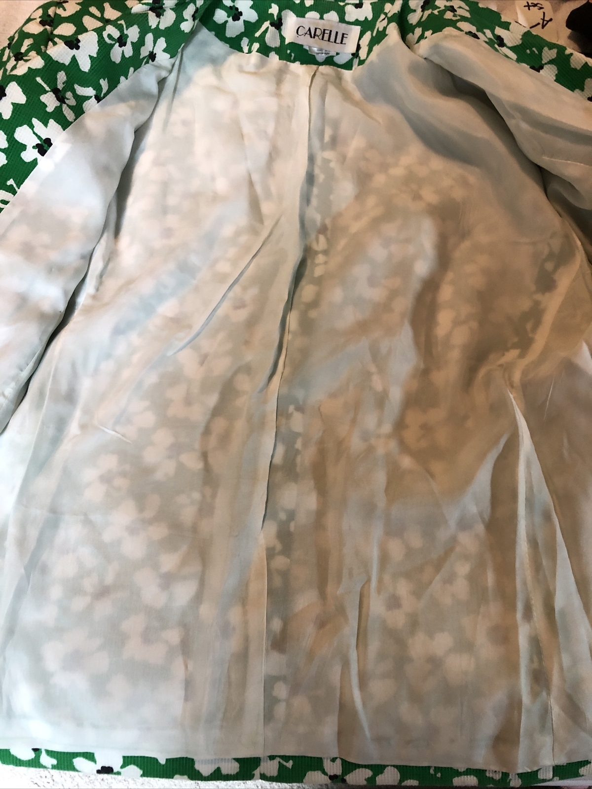 Vintage Carelle Skirt Top Made In The USA