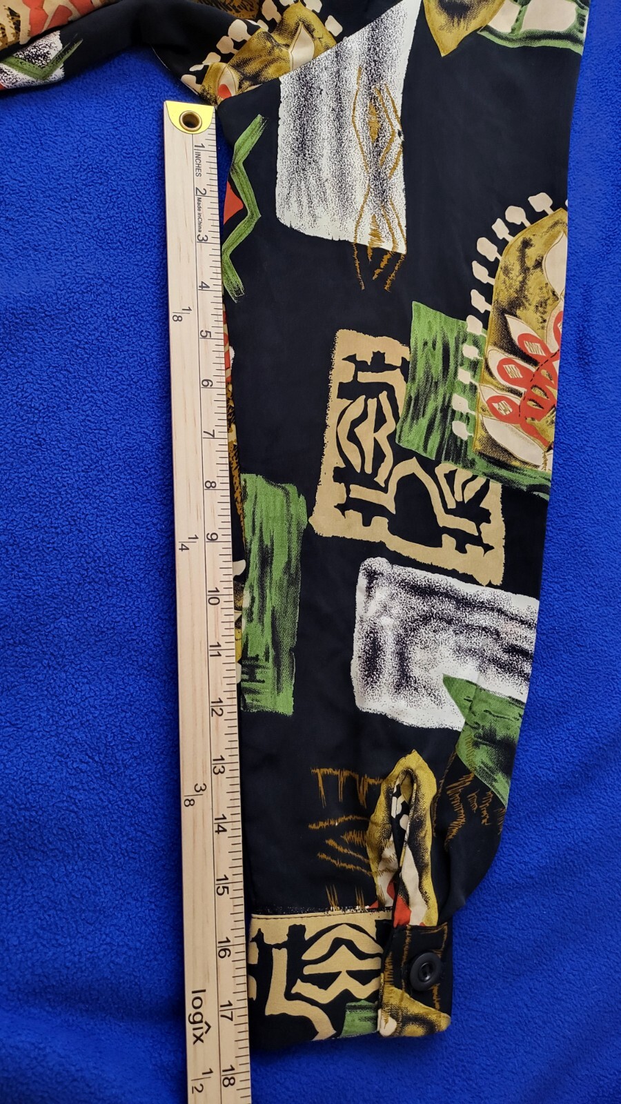 Rare Vintage Kensington Square Boho Global Travel Tribal Eclectic Shacket Sz L/M