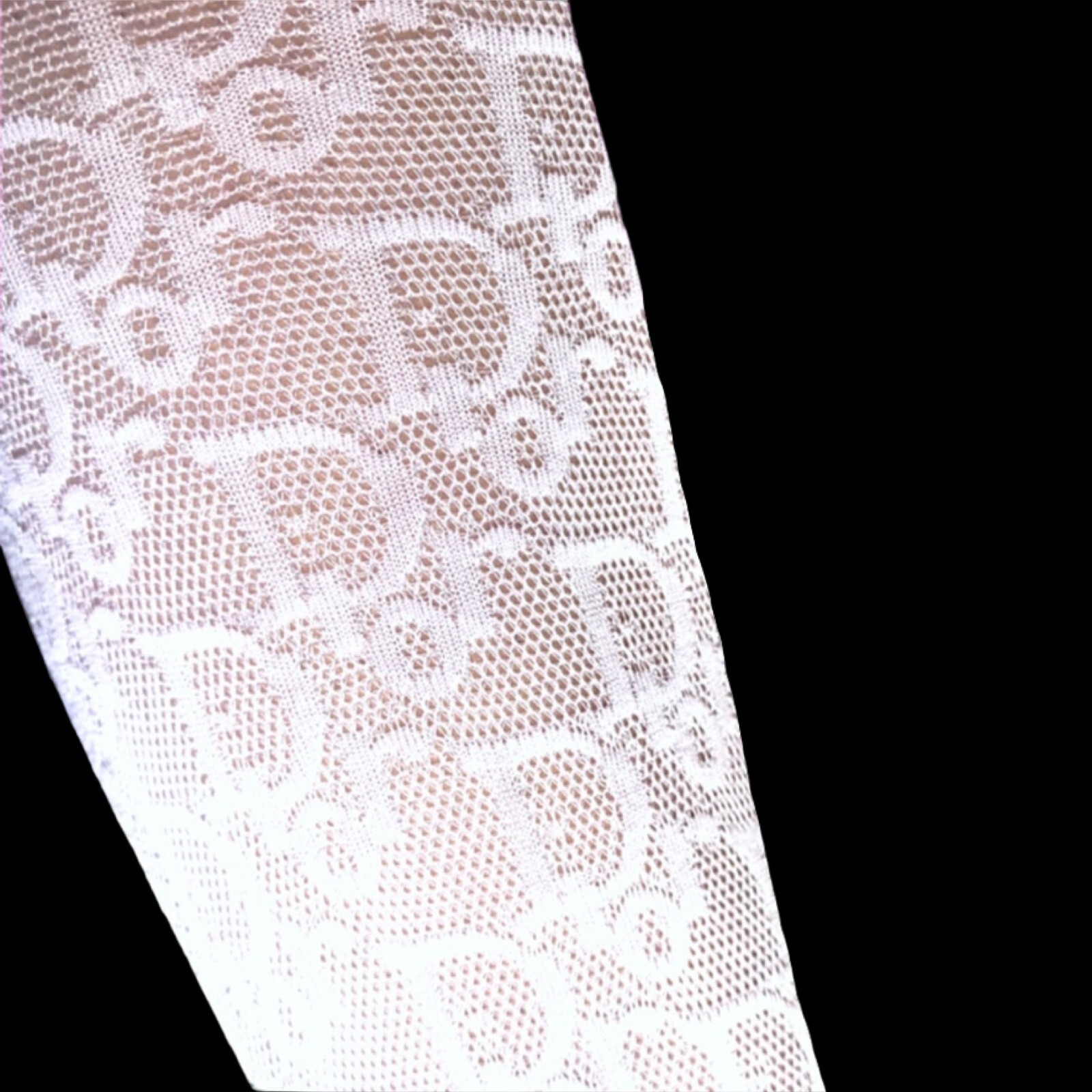 S/S 1990 Christian Dior By John Galliano Trotter Chantilly Lace Stocking Socks