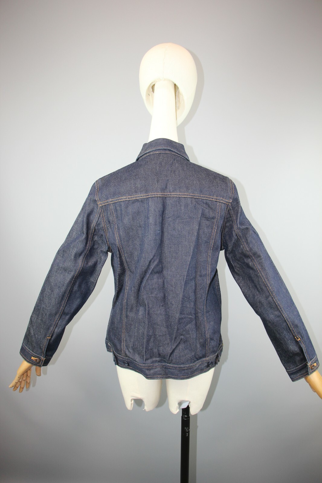 Bulle de Savon womens Jeans navy blue Japan Denim JACKET Size M