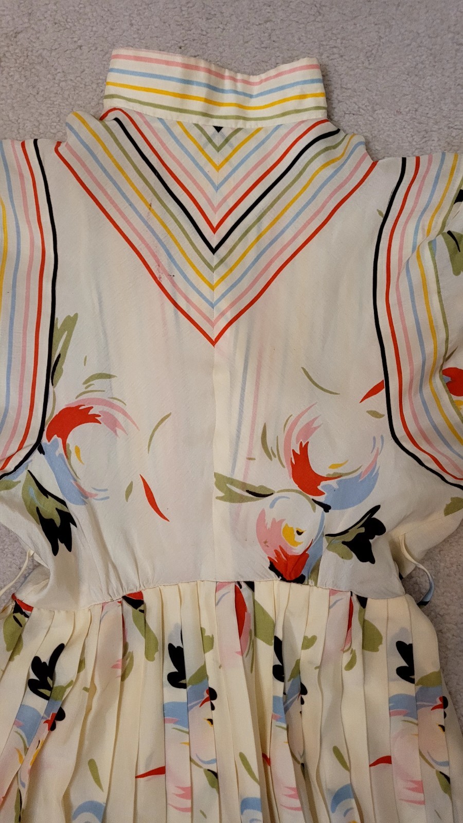Frank Usher vintage House dress Garden Party? size 38 Small 26W