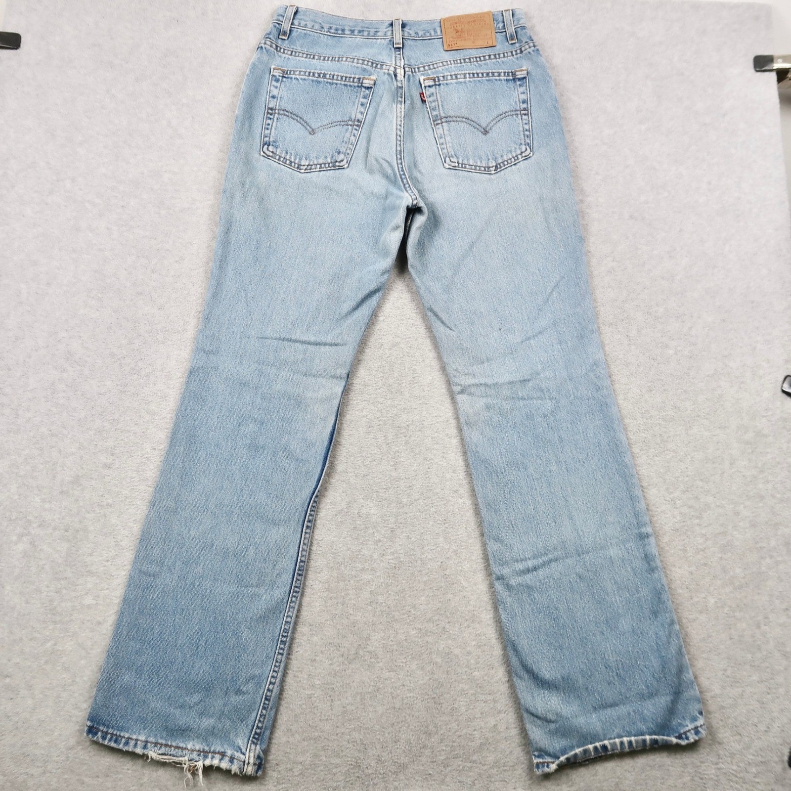 Vintage 90s Levis 517 Boot Cut Low Rise Jeans Women 13L Denim Made in USA