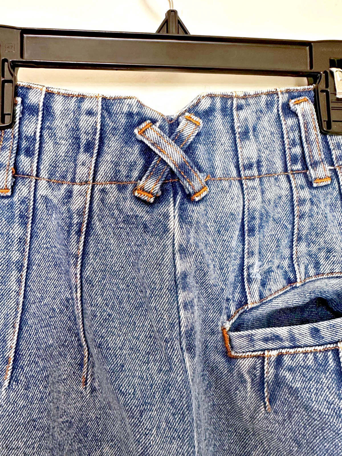 Vintage 80s/90s Cristina High Waist Paperbag Pleated Mom Jeans | Size 9/10
