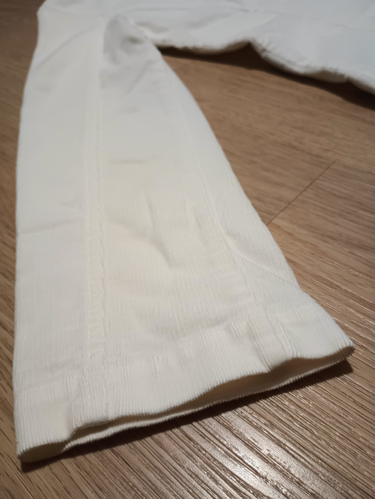Vtg 90s TULLE Soft Stretch Ramie Cotton White Corduroy Blazer Jacket career M