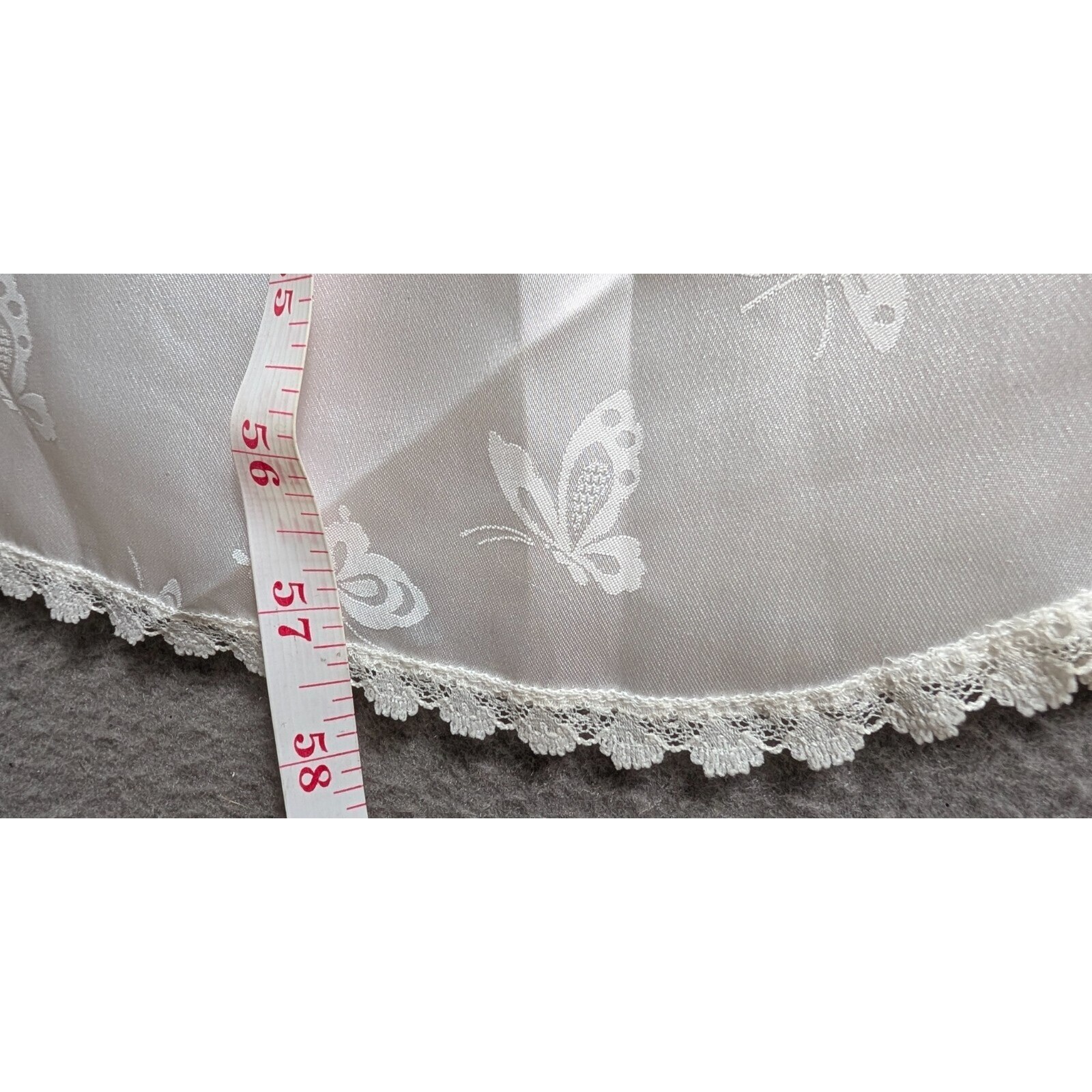 Vintage Papillon by Paula Carbone Ethereal Butterfly Nightgown Size M White USA