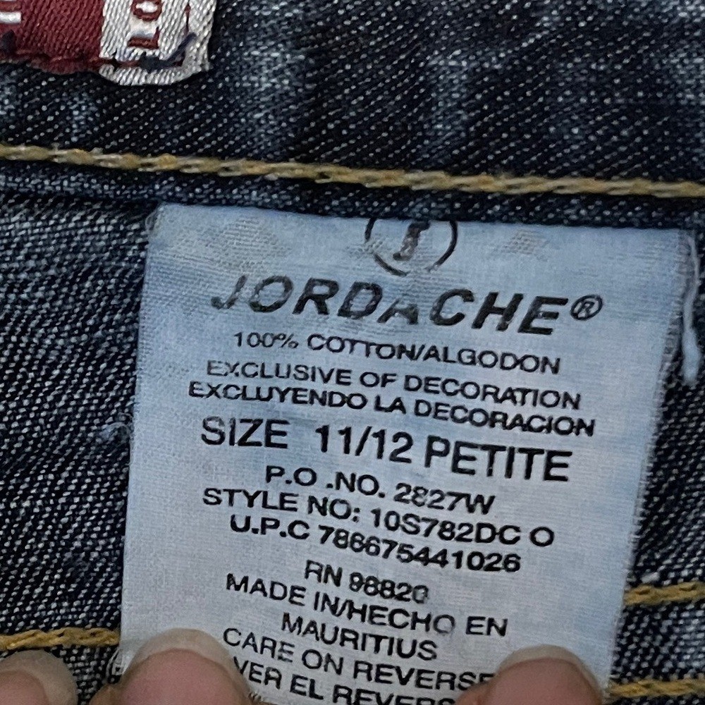 Jordache Jeans Womens 11/12 Petite Blue Flare Normcore 90s Denim Bottoms
