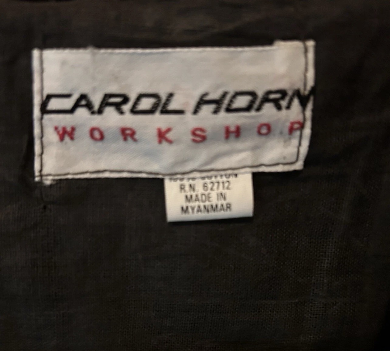 Vintage Carol Horn Workshop 3D Elephant Vest Bead Sequin Boho M/L Hand Sewn